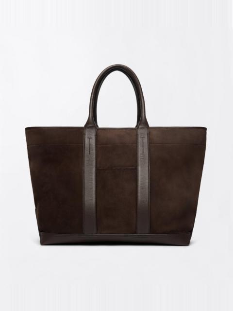 TOM FORD LARGE SUEDE TOTE
