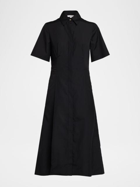 Vince Short-Sleeve Midi Shirtdress