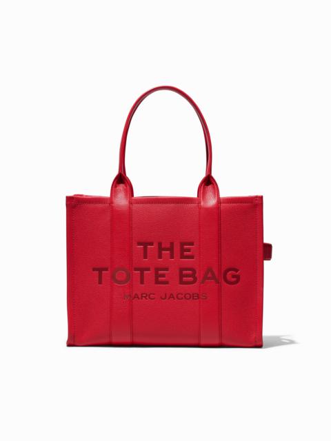 THE LEATHER LARGE TOTE BAG