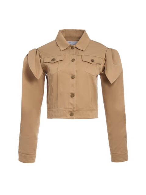 GABRIELA HEARST Briella Jacket in Camel Sea Island Cotton Twill