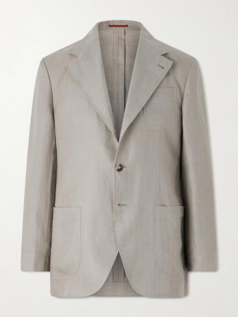 Brunello Cucinelli Linen-Twill Suit Jacket
