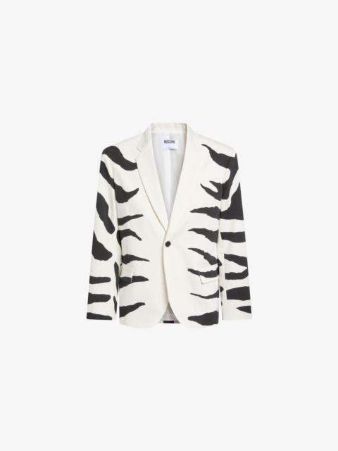 Moschino HEAVYWEIGHT PRINTED COTTON JACKET