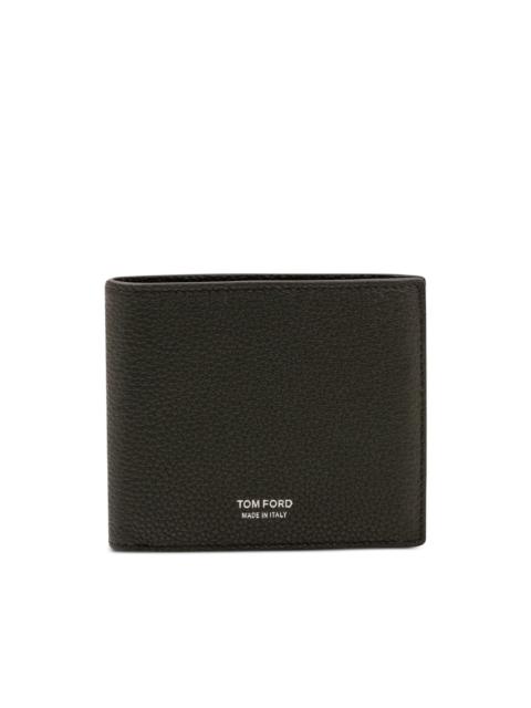 TOM FORD grainy leather bifold wallet