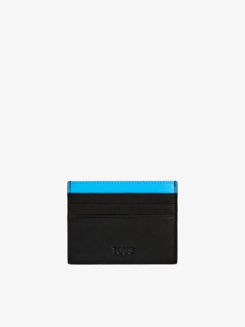 TOUS Black and blue leather Cardholder TOUS Man