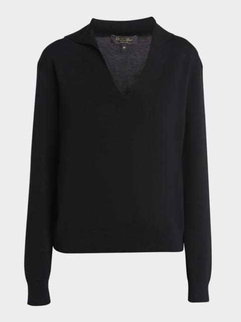 Loro Piana Sorbonne Polo Top