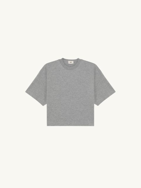 AUTRY BOXY T-SHIRT WITH TONAL LOGO FOR WOMAN