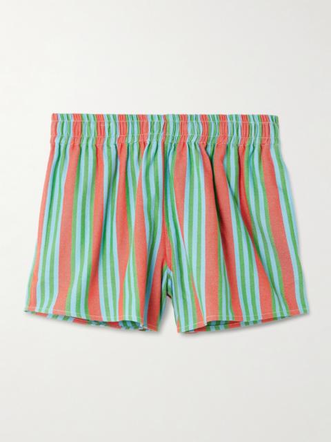 MARRAKSHI LIFE Striped Cotton Shorts