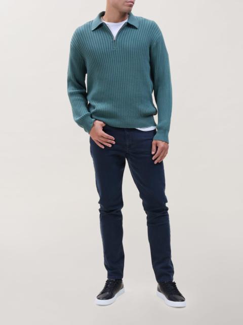 rag & bone Curtis Ribbed Quarter-Zip Sweater