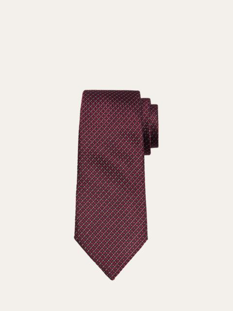 Men's Micro-Woven Silk Tie
