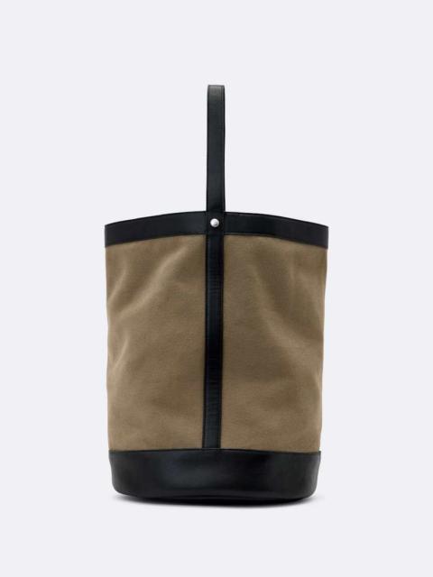ALLSAINTS CANVAS SLING BUCKET BAG