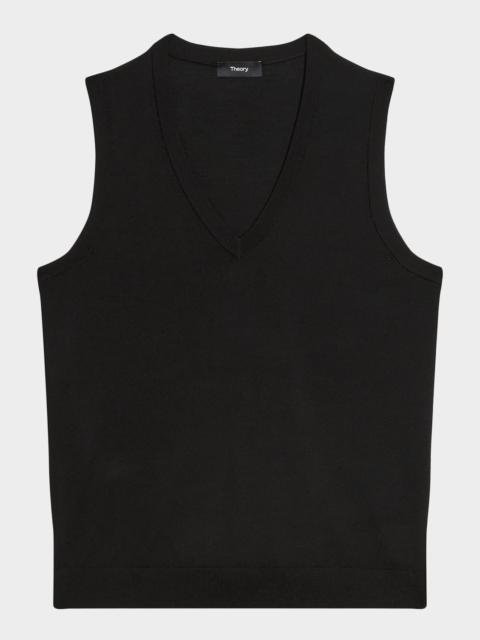 Theory Regal Wool Slim Tank Top