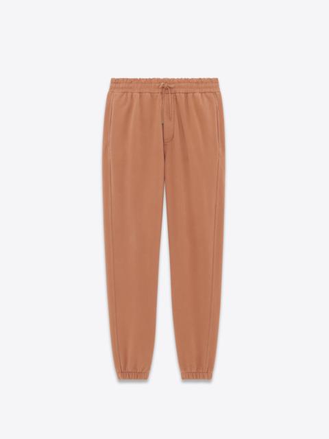 SAINT LAURENT sweatpants in bleached fleece