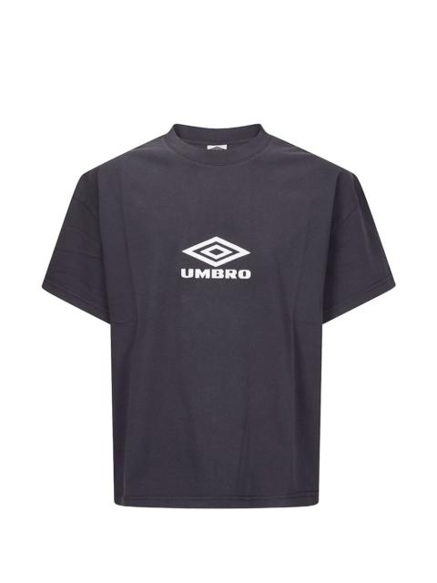 umbro logo-embroidered logo T-shirt