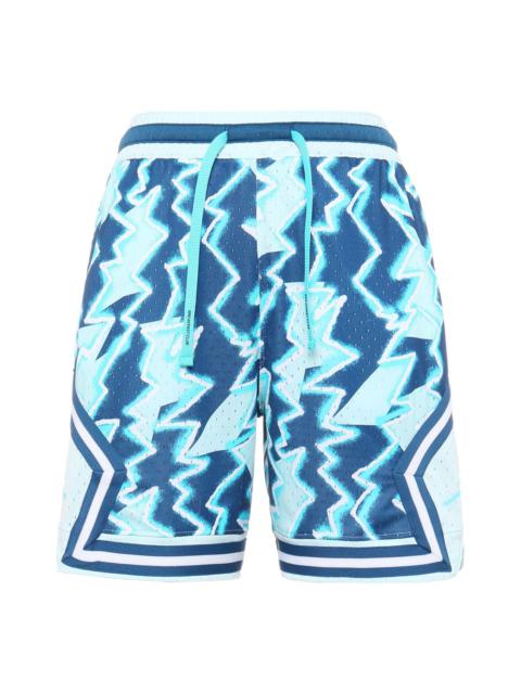 Air Jordan Dri-FIT Contrasting Colors Drawstring Casual Sports Shorts Blue DQ7335-474
