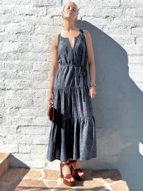 Splendid Iris Paisley Maxi Dress