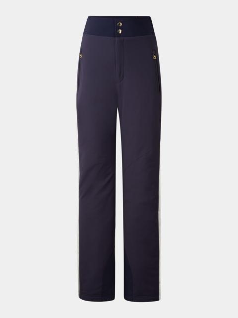 BOGNER Illma ski pants in Navy blue/white