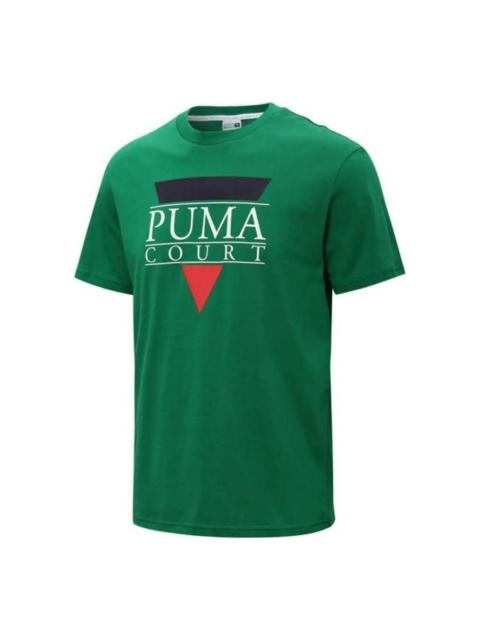 PUMA PUMA 테니스 클럽 그래픽 티 '그린' 536958-96