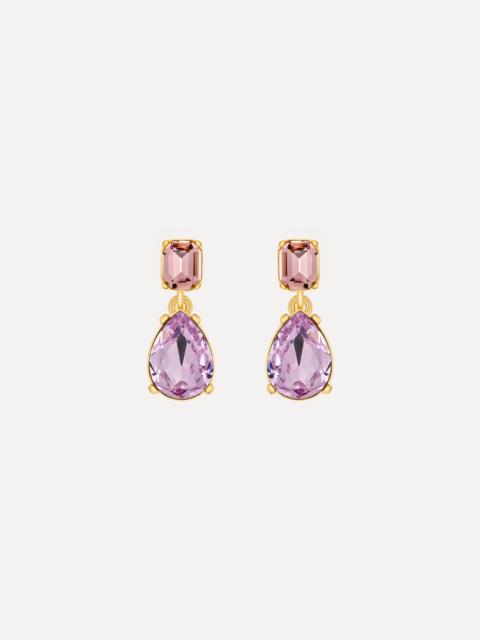 Oscar de la Renta CRYSTAL DROP EARRINGS