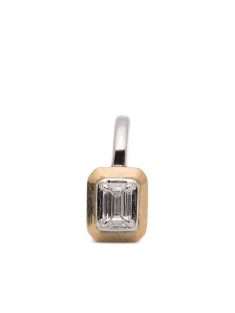 RAINBOW K diamond earrings