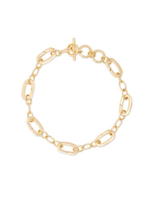 KENDRA SCOTT Link & Chain Charm Bracelet in 18k Gold Vermeil