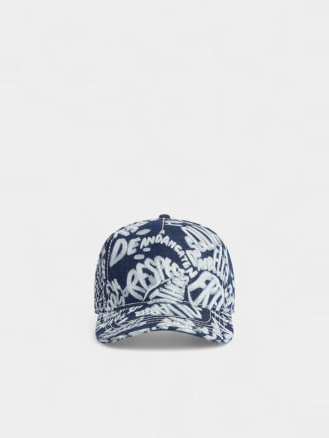 DSQUARED2 REBEL HIBISCUS BASEBALL CAP