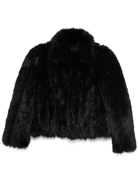 BALENCIAGA faux-fur jacket