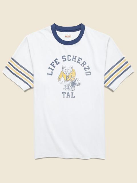 Kapital College Capital Ringer Tee - Light Grey