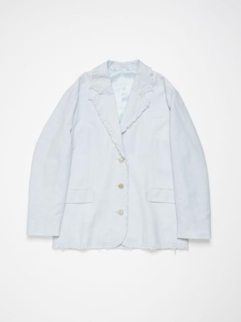 Acne Studios Single-breasted suit jacket - Relaxed fit - Pale blue
