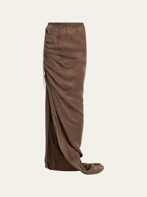 Rick Owens Velvet Maxi Skirt