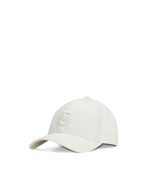 BOSS logo-embroidered cap