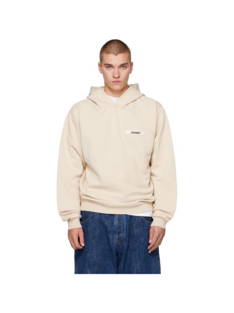 JACQUEMUS Beige 'The Gros Grain' Hoodie