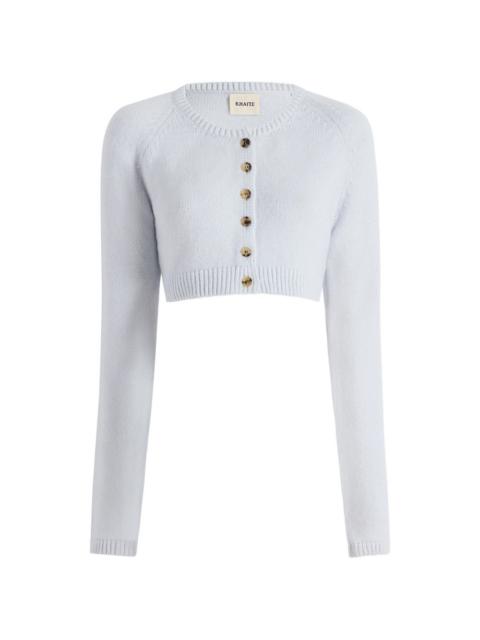KHAITE crew-neck cardigan