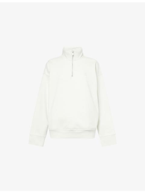 On Club Collective Quarter-Zip Cotton-Jersey Top