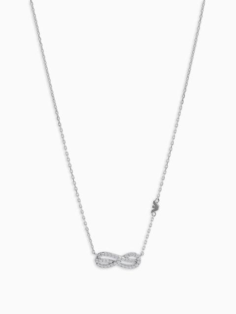 EMPORIO ARMANI Sterling Silver Station Necklace