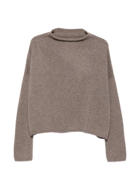LISA YANG ribbed-knit high-neck jumper