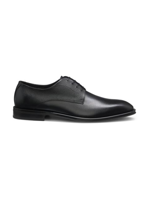 BOSS DERBY SHOES IN TEXTURED AND SMOOTH LEATHER
