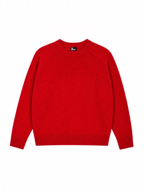 The Kooples RED MERINO WOOL SWEATER