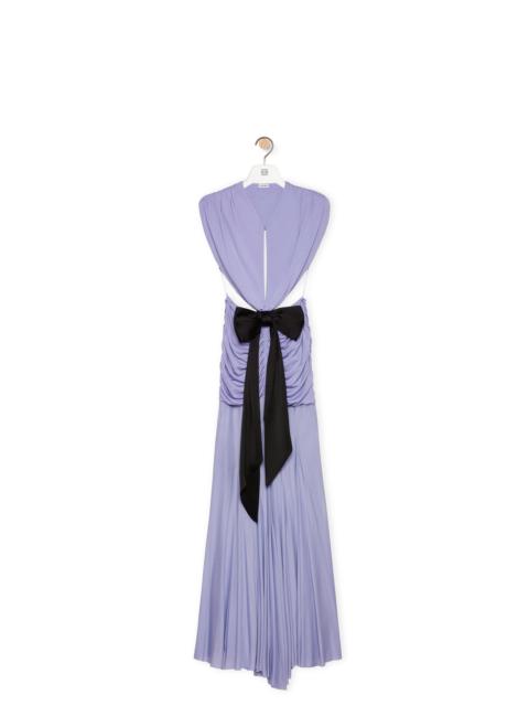 Loewe Draped bow dress in crepe jersey