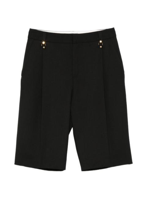 ELISABETTA FRANCHI black tailored shorts