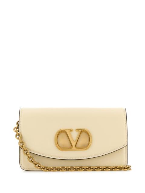 Valentino Ivory leather VLogo Signature shoulder bag