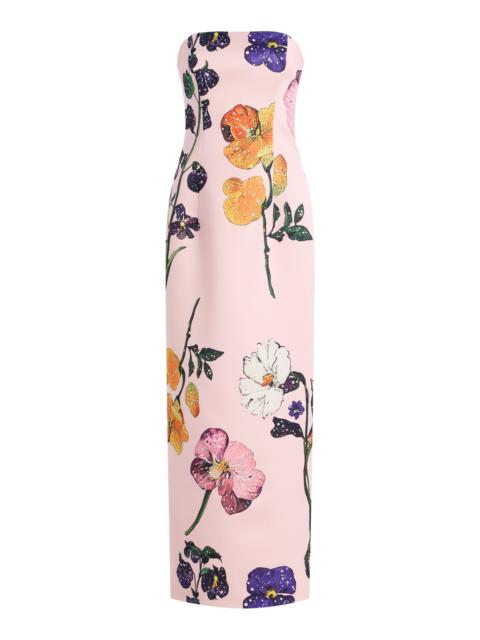 LEO LIN Exclusive Rayna Floral Crepe Maxi Dress multi