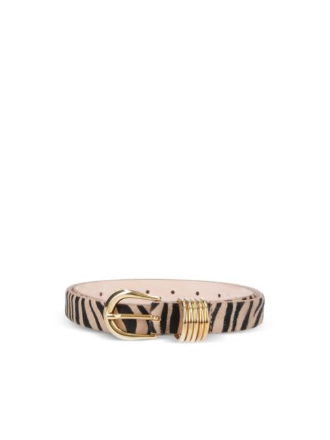 DÉHANCHE Holly zebra gold belt