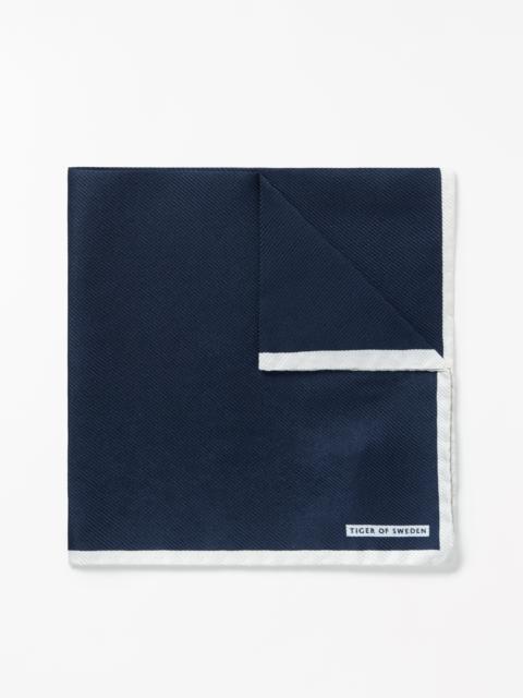 TIGER OF SWEDEN Quadra Silk Handkerchief