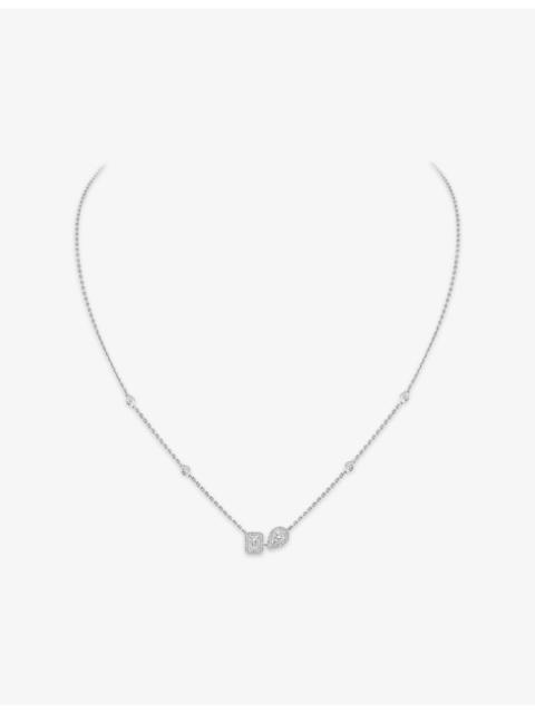 MESSIKA My Twin 18ct Gold And 0.30ct Diamond Necklace