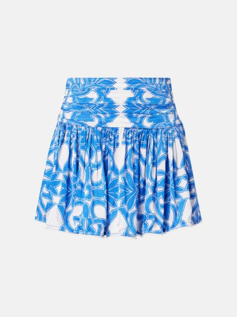 Poupette St Barth Colleen floral miniskirt
