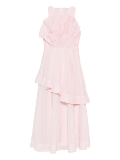 Aje. Selestia ruffled layered midi dress