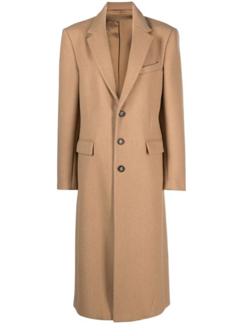 WARDROBE.NYC single-breasted wool coat