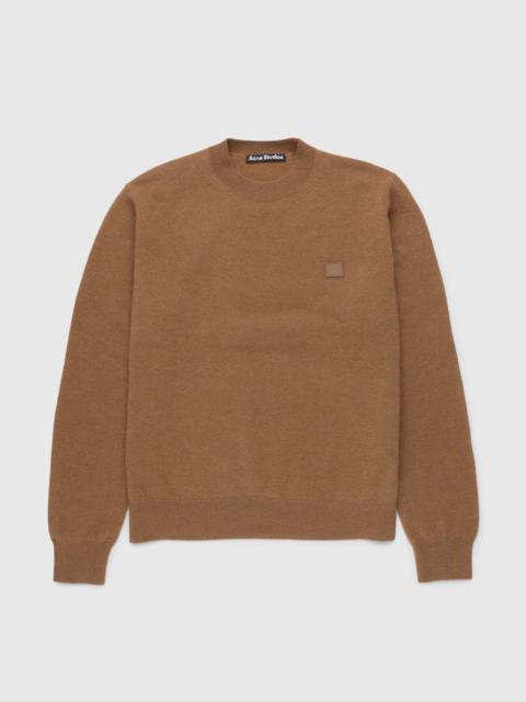 Acne Studios – Wool Crewneck Sweater Toffee Brown