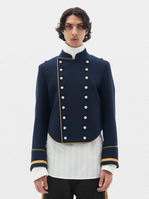Ann Demeulemeester Noa Double Breasted Cropped Marsina Jacket