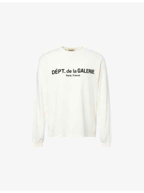 GALLERY DEPT. Logo-Print Long-Sleeve Cotton T-Shirt